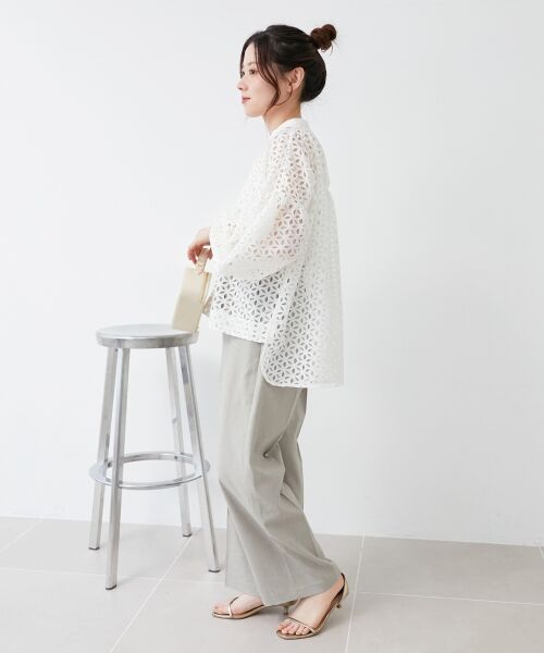 le.coeur blanc / ルクールブラン その他パンツ | 《名品★履きやすさ抜群！》アサレチックイージーワイドパンツ | 詳細6