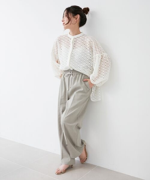 le.coeur blanc / ルクールブラン その他パンツ | 《名品★履きやすさ抜群！》アサレチックイージーワイドパンツ | 詳細11