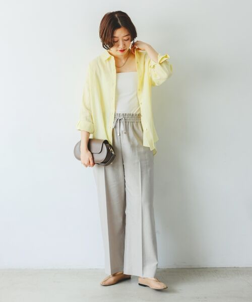 le.coeur blanc / ルクールブラン その他パンツ | 《名品★履きやすさ抜群！》アサレチックイージーワイドパンツ | 詳細15