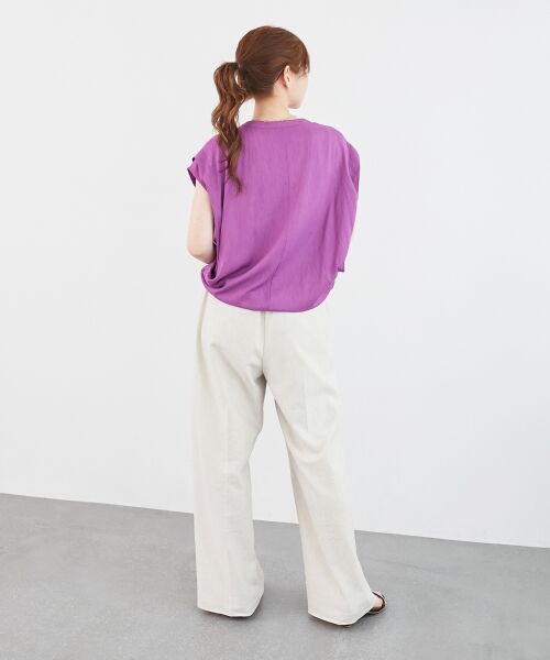 le.coeur blanc / ルクールブラン その他パンツ | 《名品★履きやすさ抜群！》アサレチックイージーワイドパンツ | 詳細22