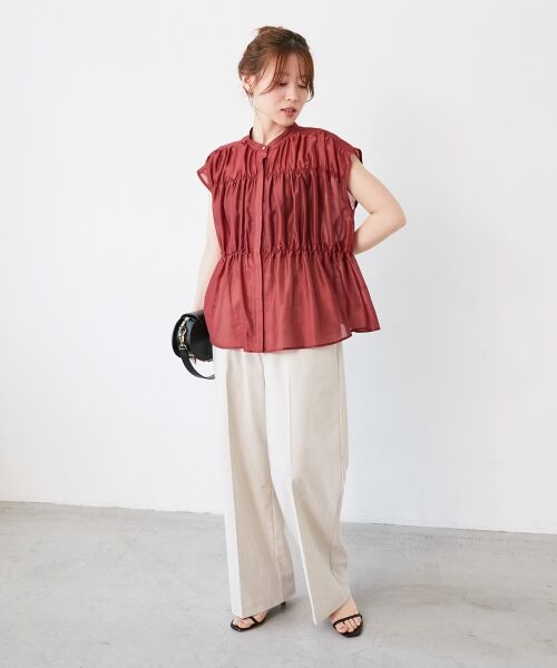 le.coeur blanc / ルクールブラン その他パンツ | 《名品★履きやすさ抜群！》アサレチックイージーワイドパンツ | 詳細26