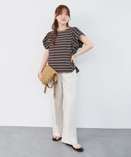 le.coeur blanc / ルクールブラン その他パンツ | 《名品★履きやすさ抜群！》アサレチックイージーワイドパンツ | 詳細27