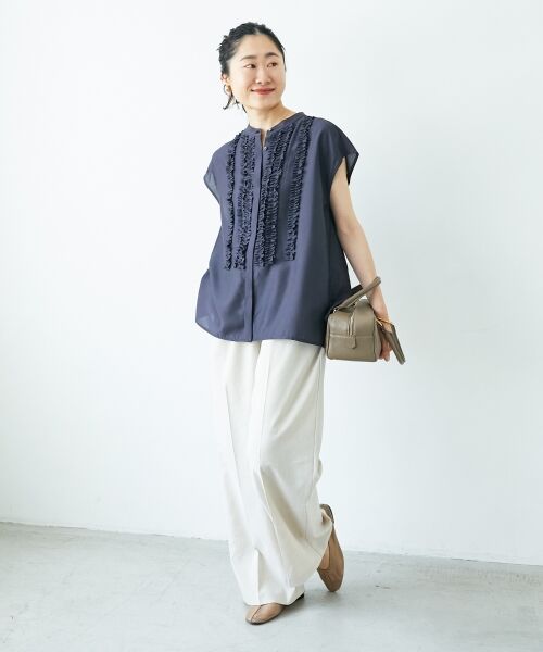 le.coeur blanc / ルクールブラン その他パンツ | 《名品★履きやすさ抜群！》アサレチックイージーワイドパンツ | 詳細29