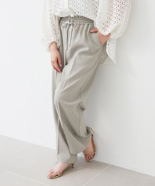 le.coeur blanc / ルクールブラン その他パンツ | 《名品★履きやすさ抜群！》アサレチックイージーワイドパンツ | 詳細5