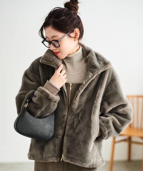 le.coeur blanc / ルクールブラン ブルゾン | フェイクファーブルゾン | 詳細21