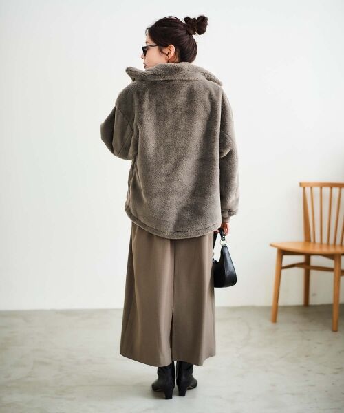 le.coeur blanc / ルクールブラン ブルゾン | フェイクファーブルゾン | 詳細28