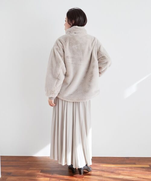 le.coeur blanc / ルクールブラン ブルゾン | フェイクファーブルゾン | 詳細5