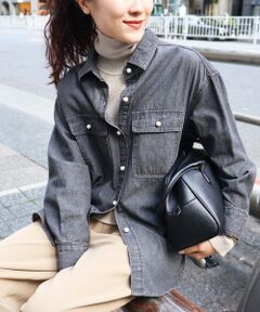 le.coeur blanc / ルクールブラン シャツ・ブラウス | パールボタンシャツ