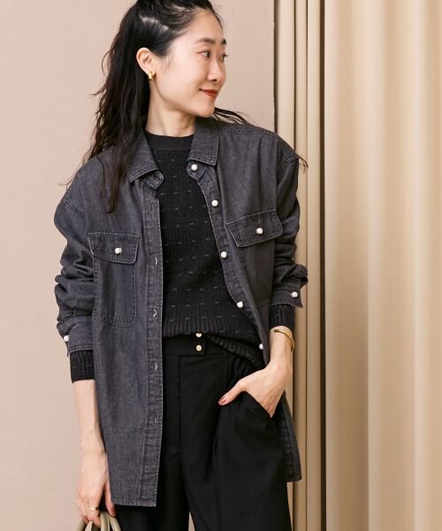 le.coeur blanc / ルクールブラン シャツ・ブラウス | パールボタンシャツ | 詳細13