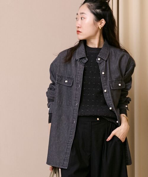 le.coeur blanc / ルクールブラン シャツ・ブラウス | パールボタンシャツ | 詳細14