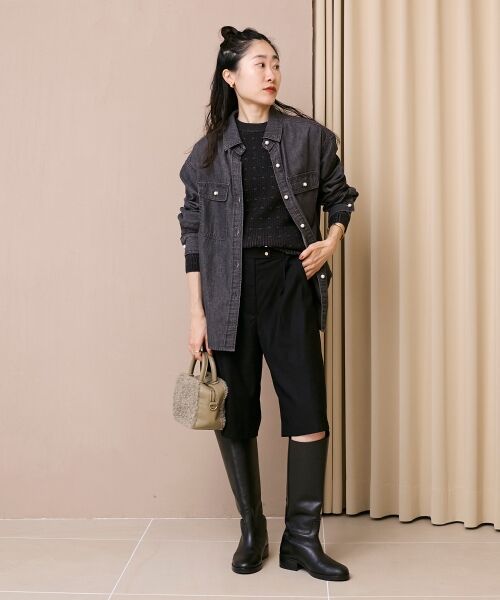 le.coeur blanc / ルクールブラン シャツ・ブラウス | パールボタンシャツ | 詳細15