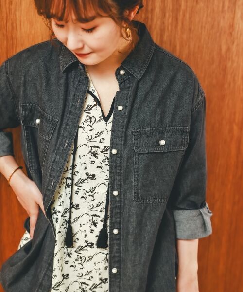 le.coeur blanc / ルクールブラン シャツ・ブラウス | パールボタンシャツ | 詳細18