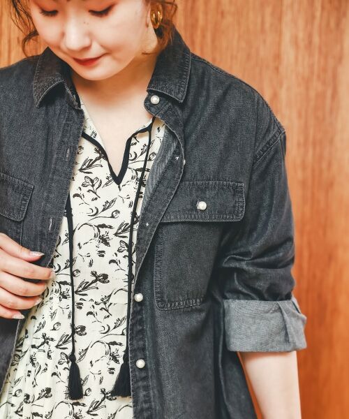 le.coeur blanc / ルクールブラン シャツ・ブラウス | パールボタンシャツ | 詳細19