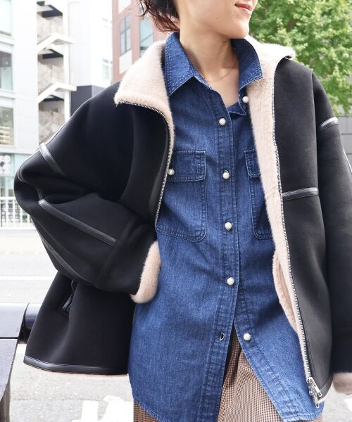 le.coeur blanc / ルクールブラン シャツ・ブラウス | パールボタンシャツ | 詳細4