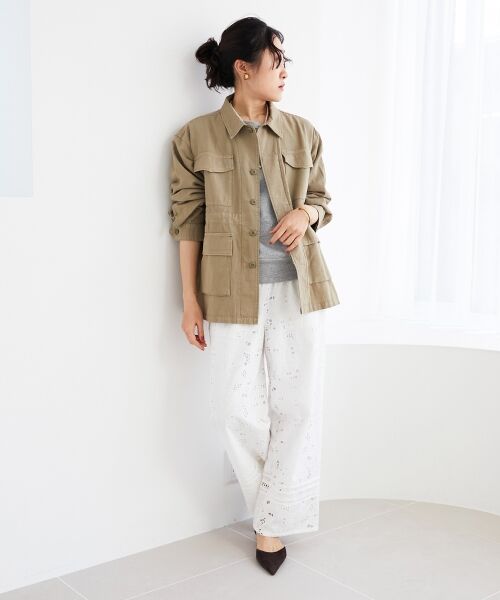 le.coeur blanc / ルクールブラン スウェット | 《手洗い可能》ラグランラメスウェット | 詳細16