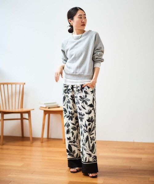 le.coeur blanc / ルクールブラン スウェット | 《手洗い可能》ラグランラメスウェット | 詳細17