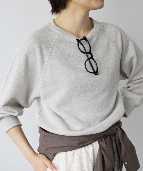 le.coeur blanc / ルクールブラン スウェット | 《手洗い可能》ラグランラメスウェット | 詳細21