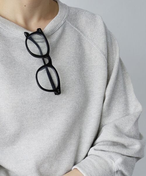 le.coeur blanc / ルクールブラン スウェット | 《手洗い可能》ラグランラメスウェット | 詳細22