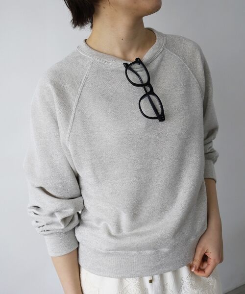 le.coeur blanc / ルクールブラン スウェット | 《手洗い可能》ラグランラメスウェット | 詳細23