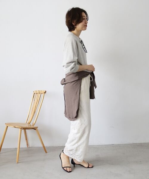 le.coeur blanc / ルクールブラン スウェット | 《手洗い可能》ラグランラメスウェット | 詳細27