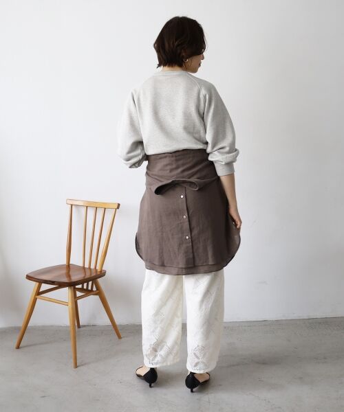 le.coeur blanc / ルクールブラン スウェット | 《手洗い可能》ラグランラメスウェット | 詳細28