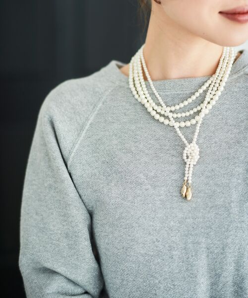 le.coeur blanc / ルクールブラン スウェット | 《手洗い可能》ラグランラメスウェット | 詳細6