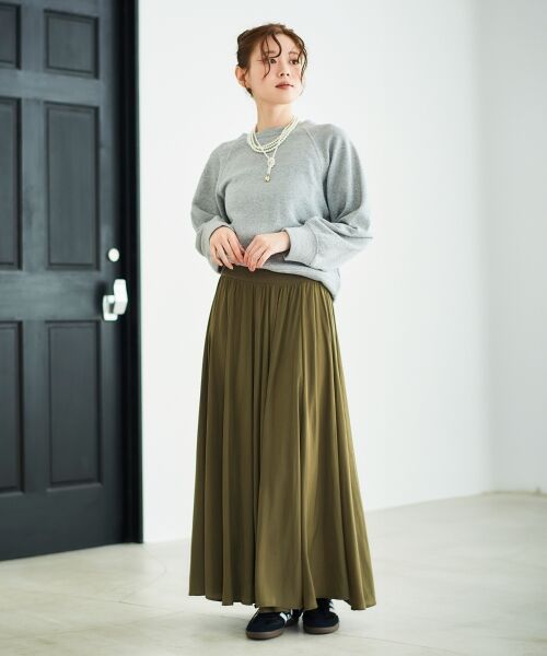 le.coeur blanc / ルクールブラン スウェット | 《手洗い可能》ラグランラメスウェット | 詳細7