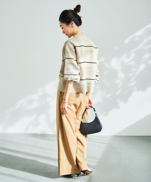 le.coeur blanc / ルクールブラン ニット・セーター | マルチボーダーエステルニットプルオーバー | 詳細25