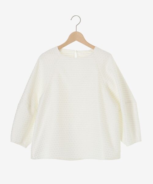 le.coeur blanc / ルクールブラン シャツ・ブラウス | 《手洗い可能》小花ラメジャガードプルオーバー | 詳細10