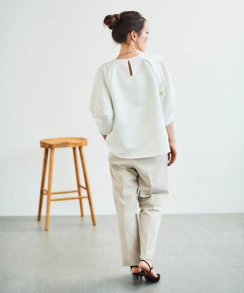 le.coeur blanc / ルクールブラン シャツ・ブラウス | 《手洗い可能》小花ラメジャガードプルオーバー | 詳細20