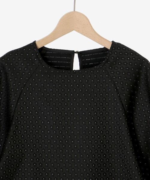 le.coeur blanc / ルクールブラン シャツ・ブラウス | 《手洗い可能》小花ラメジャガードプルオーバー | 詳細22