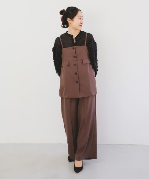 le.coeur blanc / ルクールブラン キャミソール・チューブトップ | サイロツイルビスチェ | 詳細17