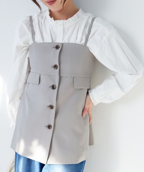 le.coeur blanc / ルクールブラン キャミソール・チューブトップ | サイロツイルビスチェ | 詳細21