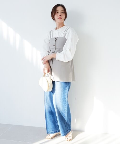 le.coeur blanc / ルクールブラン キャミソール・チューブトップ | サイロツイルビスチェ | 詳細23