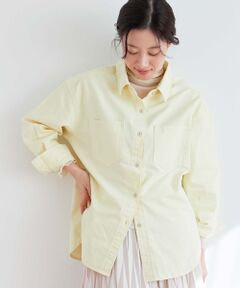 le.coeur blanc / ルクールブラン シャツ・ブラウス | ダブルポケットカラーオーバーシャツ