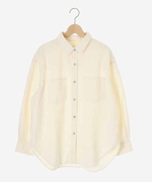 le.coeur blanc / ルクールブラン シャツ・ブラウス | ダブルポケットカラーオーバーシャツ | 詳細1
