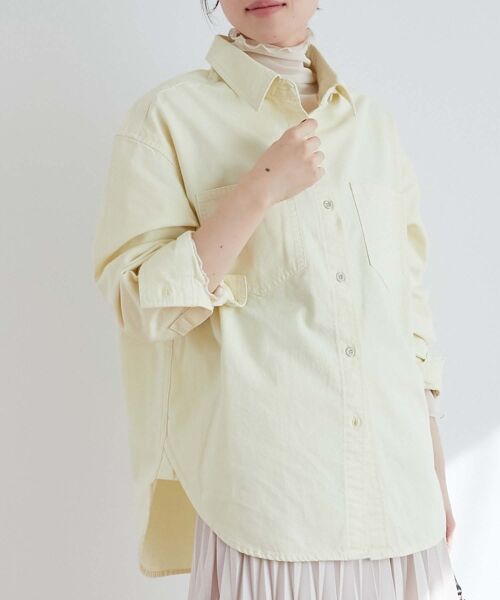 le.coeur blanc / ルクールブラン シャツ・ブラウス | ダブルポケットカラーオーバーシャツ | 詳細21