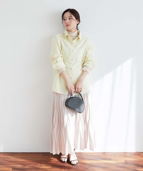 le.coeur blanc / ルクールブラン シャツ・ブラウス | ダブルポケットカラーオーバーシャツ | 詳細26