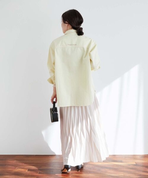le.coeur blanc / ルクールブラン シャツ・ブラウス | ダブルポケットカラーオーバーシャツ | 詳細27