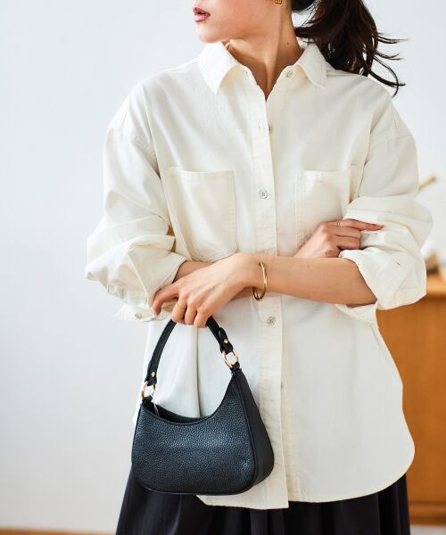 le.coeur blanc / ルクールブラン シャツ・ブラウス | ダブルポケットカラーオーバーシャツ | 詳細3