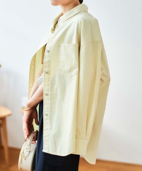 le.coeur blanc / ルクールブラン シャツ・ブラウス | ダブルポケットカラーオーバーシャツ | 詳細30
