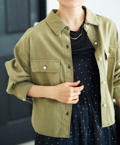 le.coeur blanc / ルクールブラン シャツ・ブラウス | パールボタンコンパクトシャツ