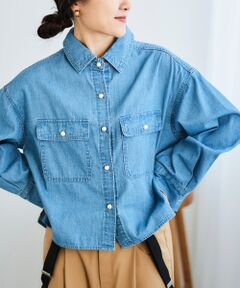 le.coeur blanc / ルクールブラン シャツ・ブラウス | パールボタンコンパクトシャツ