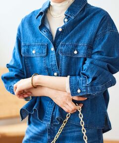 le.coeur blanc / ルクールブラン シャツ・ブラウス | パールボタンコンパクトシャツ