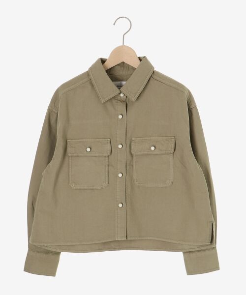 le.coeur blanc / ルクールブラン シャツ・ブラウス | パールボタンコンパクトシャツ | 詳細1