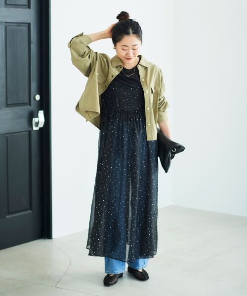 le.coeur blanc / ルクールブラン シャツ・ブラウス | パールボタンコンパクトシャツ | 詳細10