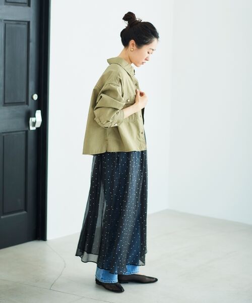 le.coeur blanc / ルクールブラン シャツ・ブラウス | パールボタンコンパクトシャツ | 詳細11