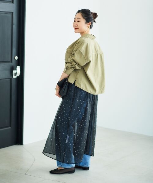 le.coeur blanc / ルクールブラン シャツ・ブラウス | パールボタンコンパクトシャツ | 詳細14