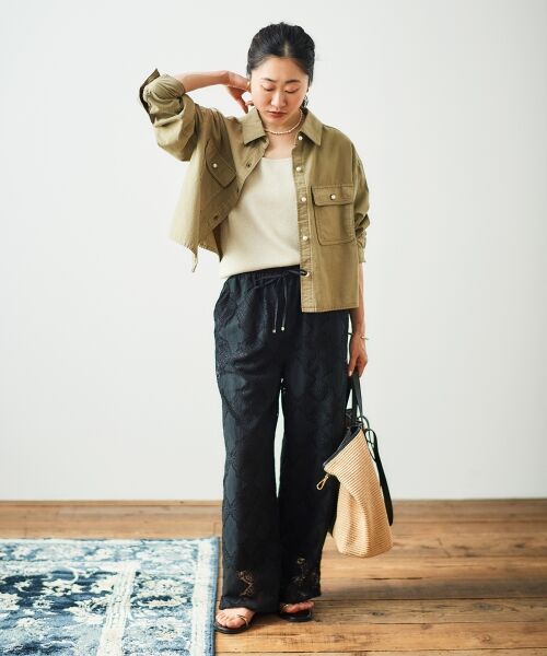 le.coeur blanc / ルクールブラン シャツ・ブラウス | パールボタンコンパクトシャツ | 詳細17