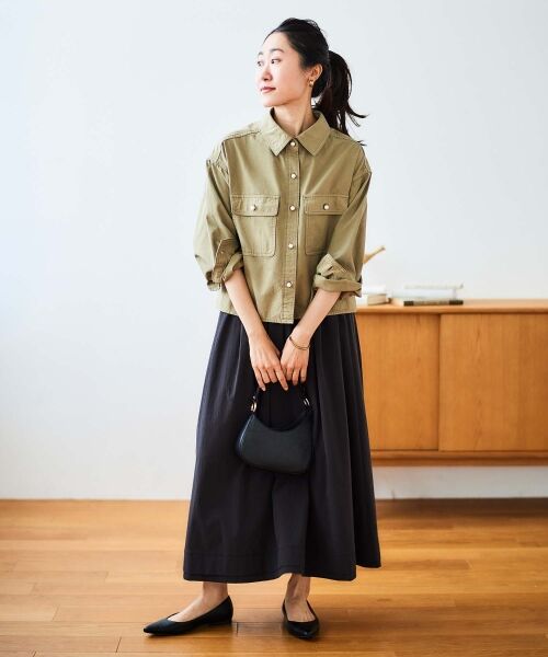 le.coeur blanc / ルクールブラン シャツ・ブラウス | パールボタンコンパクトシャツ | 詳細19